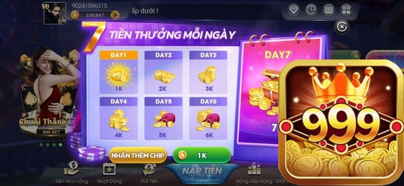 Sự Kiện Báo danh nhận thưởng mỗi ngày tại 999bet